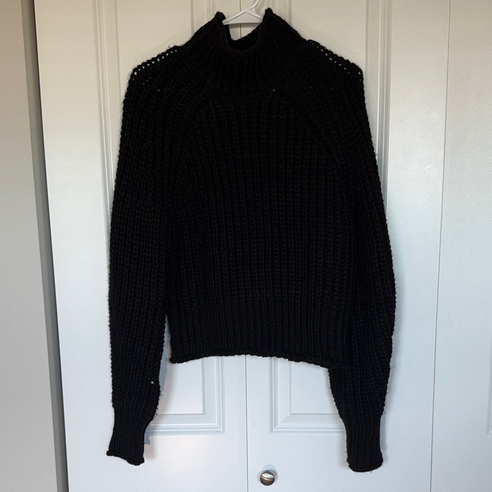 H&M Classic Black Cowl Neck Sweater